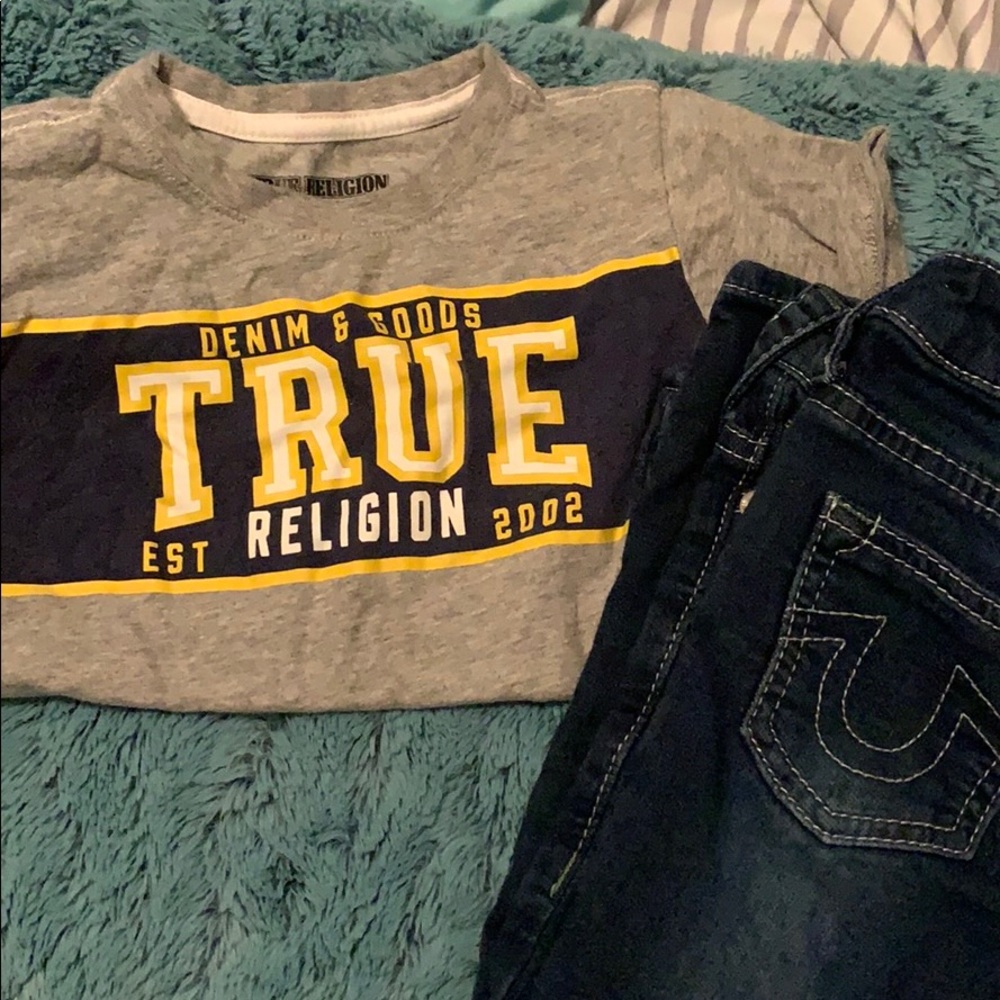 Toddler true religion set